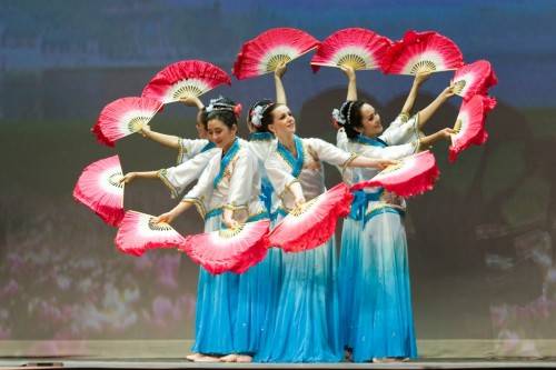 chinese fan dance