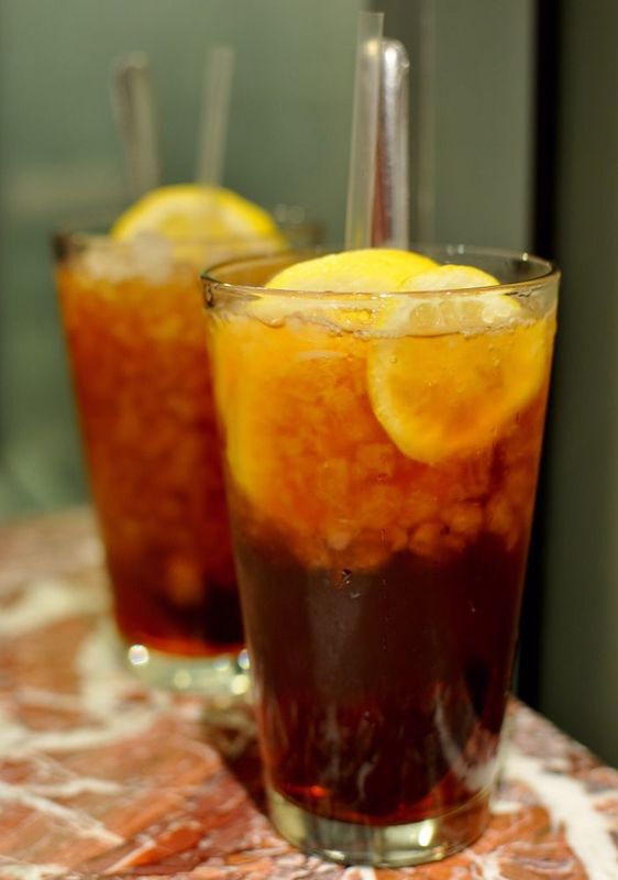 Hong Kong-style iced lemon tea