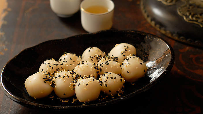 Tea-infused sticky sesame dumplings.jpg
