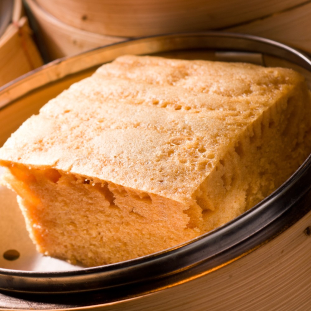 Cantonese style steamed sponge cake